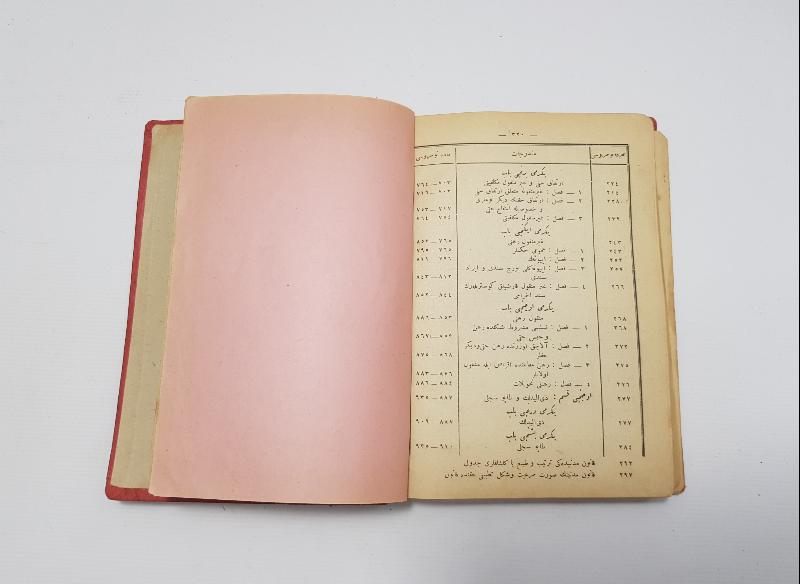 OSMANLICA KİTAP: TÜRK KANUNU MEDENİSİ