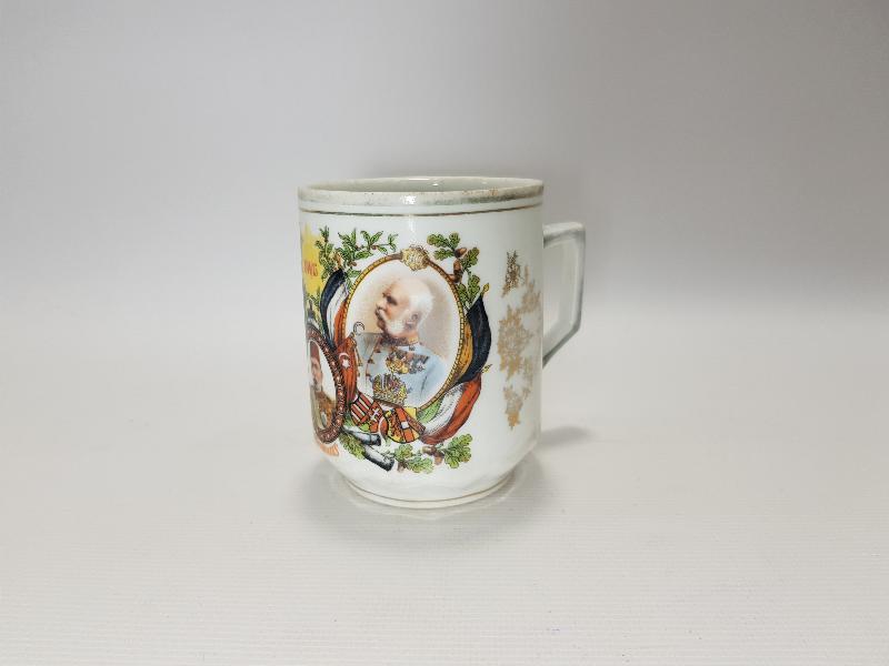 1. DÜNYA SAVAŞI DÖNEMİ İTTİFAK LİDERLER RESİMLİ PORSELEN KUPA