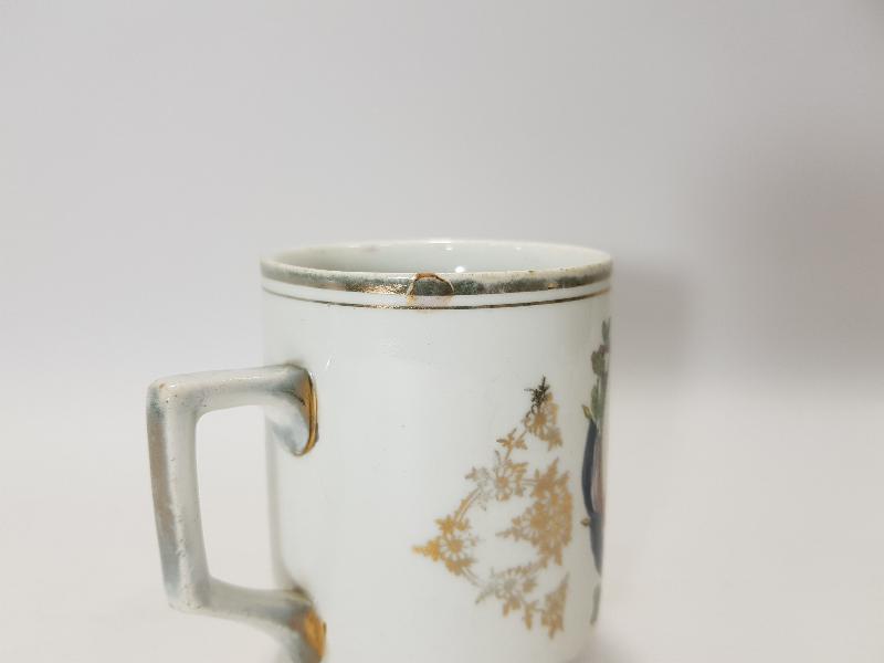 1. DÜNYA SAVAŞI DÖNEMİ İTTİFAK LİDERLER RESİMLİ PORSELEN KUPA