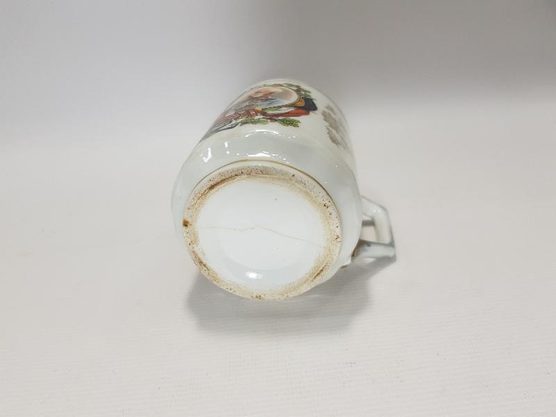 1. DÜNYA SAVAŞI DÖNEMİ İTTİFAK LİDERLER RESİMLİ PORSELEN KUPA