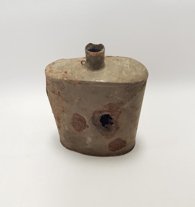 1. DÜNYA SAVAŞI DÖNEMİ EMAYE ASKER MATARASI 