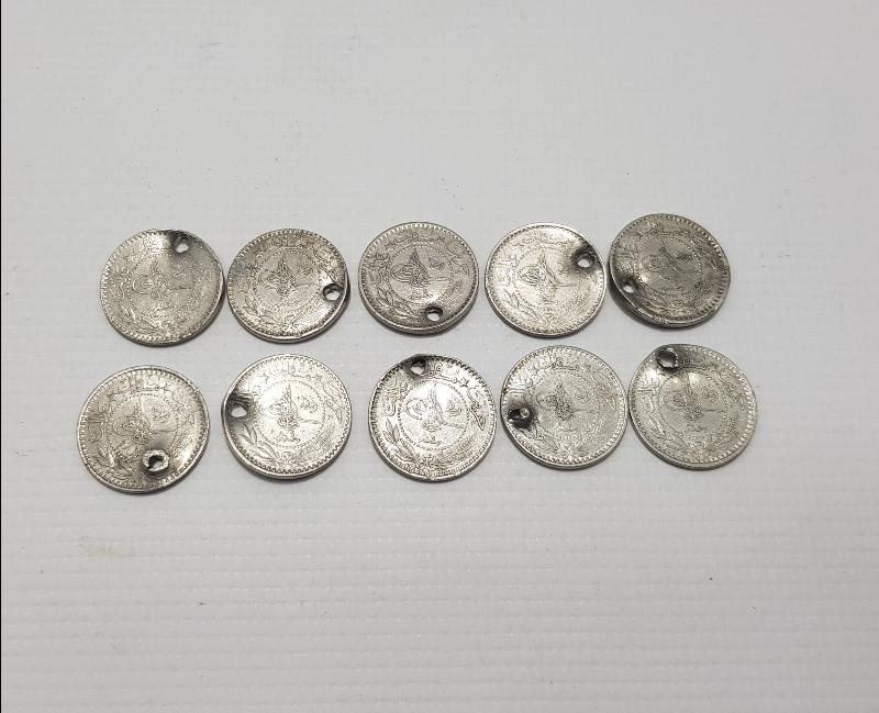 10 ADET OSMANLI PARA 