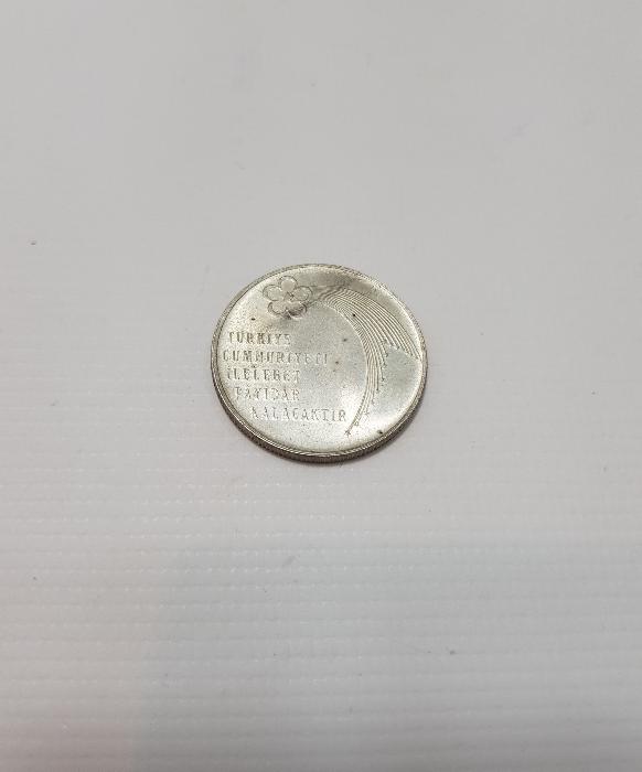 1978 TARİHLİ CUMHURİYETİN 50. YILI GÜMÜŞ 50 LİRA HATIRA PARA