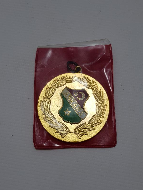 ALTIN KAPLAMA, MİNELİ ANKARA BEDEN TERBİYESİ BÖLGE BAŞKANLIĞI MADALYA 