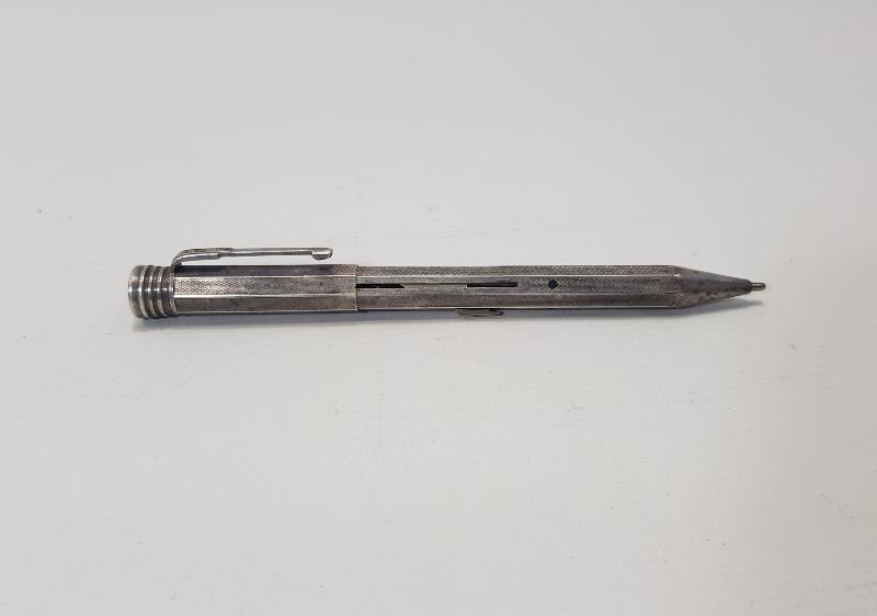 ANTİKA GÜMÜŞ KAPLAMA KURŞUN KALEM