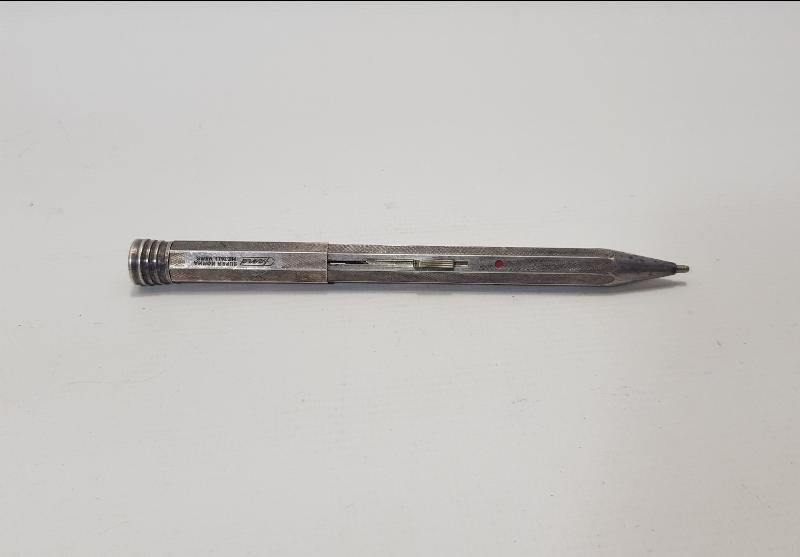 ANTİKA GÜMÜŞ KAPLAMA KURŞUN KALEM