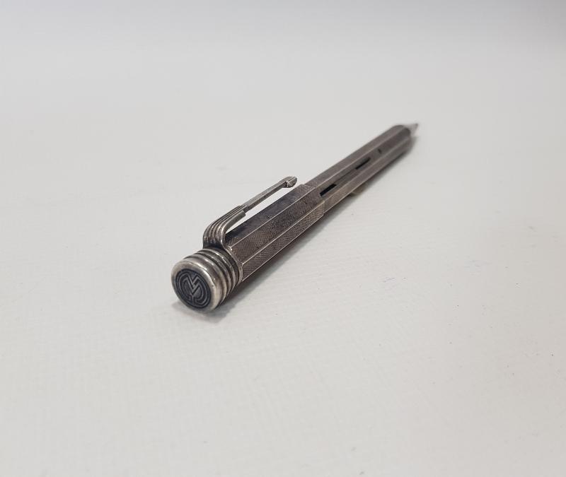 ANTİKA GÜMÜŞ KAPLAMA KURŞUN KALEM