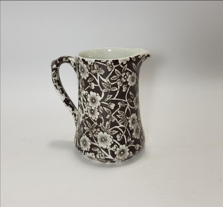 ANTİKA İNGİLİZ CALICO PORSELEN SÜTLÜK 