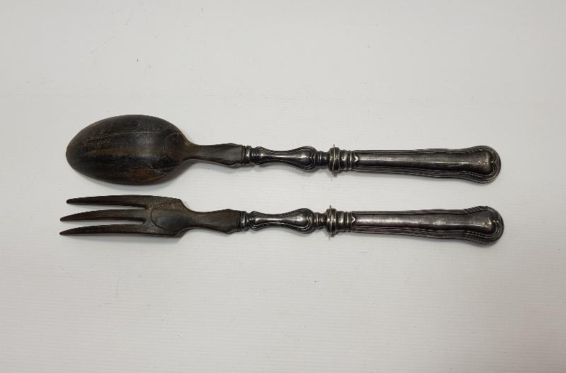 BOYNUZ & GÜMÜŞ KAPLAMA CHRISTOFLE SERVİS TAKIMI 