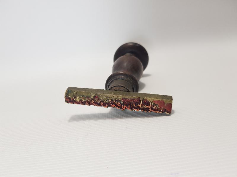 CONSTANTINOPLE - OSMANLICA YÜZDE KIRK TENZİLAT YAPILMIŞTIR YAZILI MÜHÜR