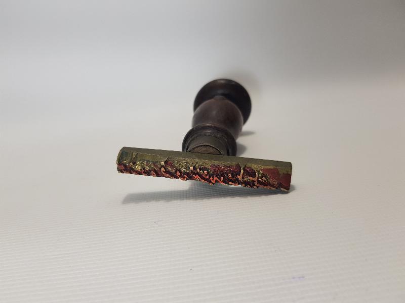 CONSTANTINOPLE - OSMANLICA YÜZDE KIRK TENZİLAT YAPILMIŞTIR YAZILI MÜHÜR