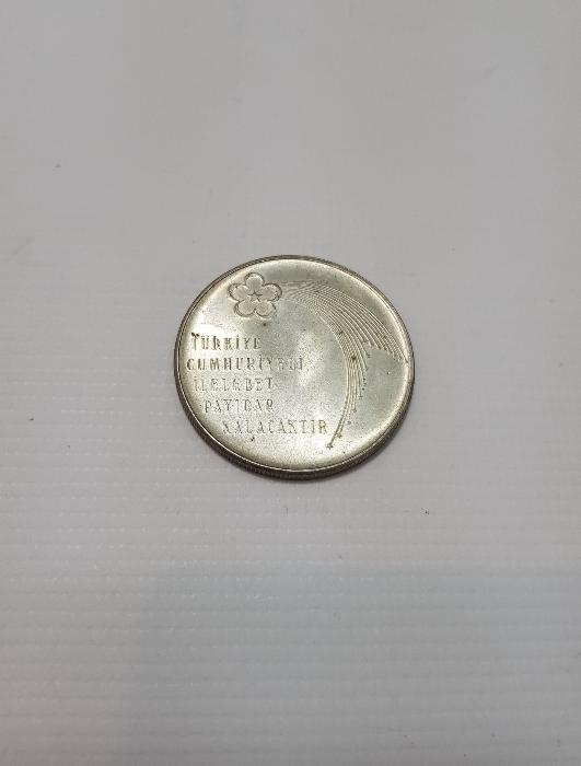 CUMHURİYETİN 50. YILI GÜMÜŞ 100 LİRA HATIRA PARA