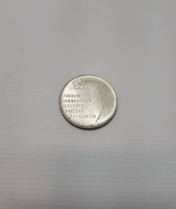 CUMHURİYETİN 50. YILI GÜMÜŞ 50 LİRA HATIRA PARA