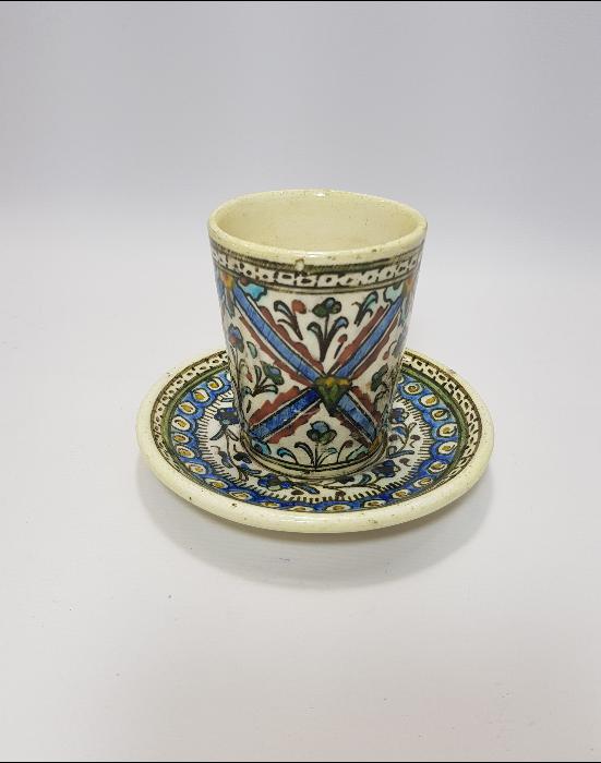 EL BOYAMA KÜTAHYA SU BARDAĞI 