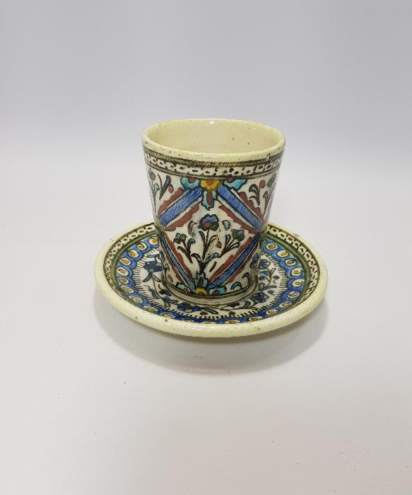 EL BOYAMA KÜTAHYA SU BARDAĞI 