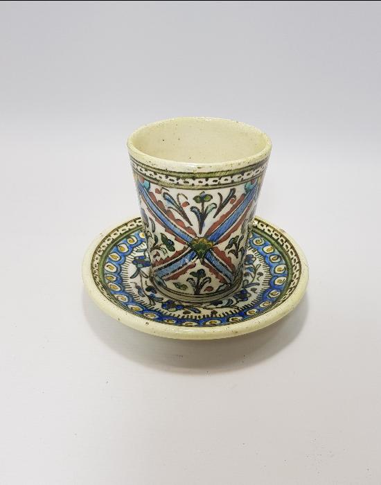 EL BOYAMA KÜTAHYA SU BARDAĞI 