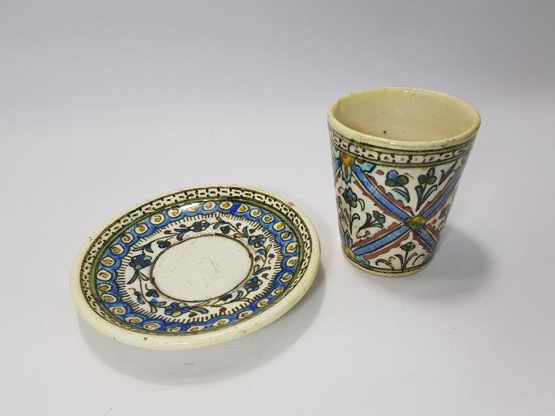 EL BOYAMA KÜTAHYA SU BARDAĞI 