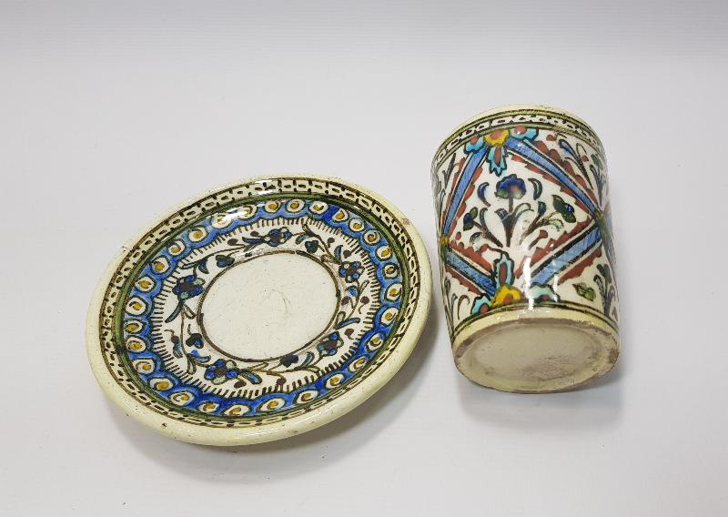 EL BOYAMA KÜTAHYA SU BARDAĞI 