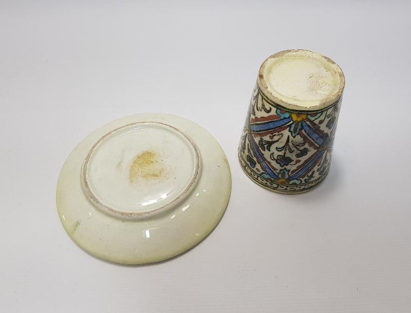 EL BOYAMA KÜTAHYA SU BARDAĞI 