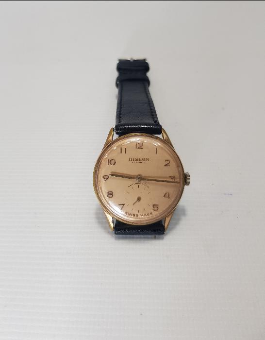 HISLON MARKA ALTIN KAPLAMA KURMALI KOL SAATİ 