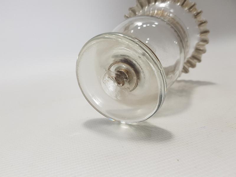 OSMANLI DÖNEMİ RUM İŞİ ALTIN YALDIZLI KOPARMA KRİSTAL KAŞIKLIK 