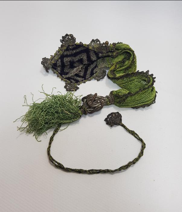 OSMANLI DÖNEMİ KILAPDAN İŞLEMELİ ÇOK NADİR ALTIN KESESİ 