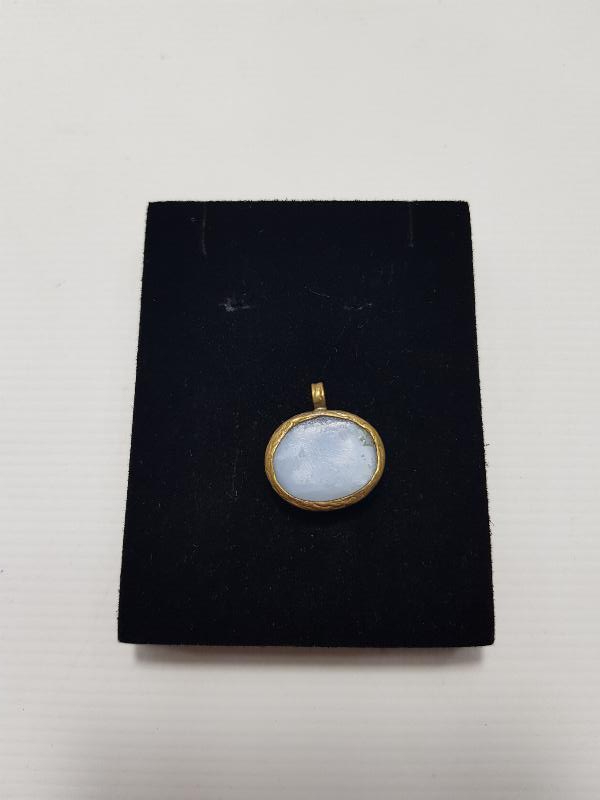 OSMANLI DÖNEMİ OPAL TAŞ ÜZERİ YA ALİ YAZILI KOLYE UCU