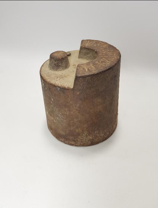 OSMANLI DÖNEMİ RUMCA YAZILI 10 KİLOGRAM AĞIRLIK 