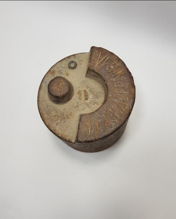 OSMANLI DÖNEMİ RUMCA YAZILI 10 KİLOGRAM AĞIRLIK 