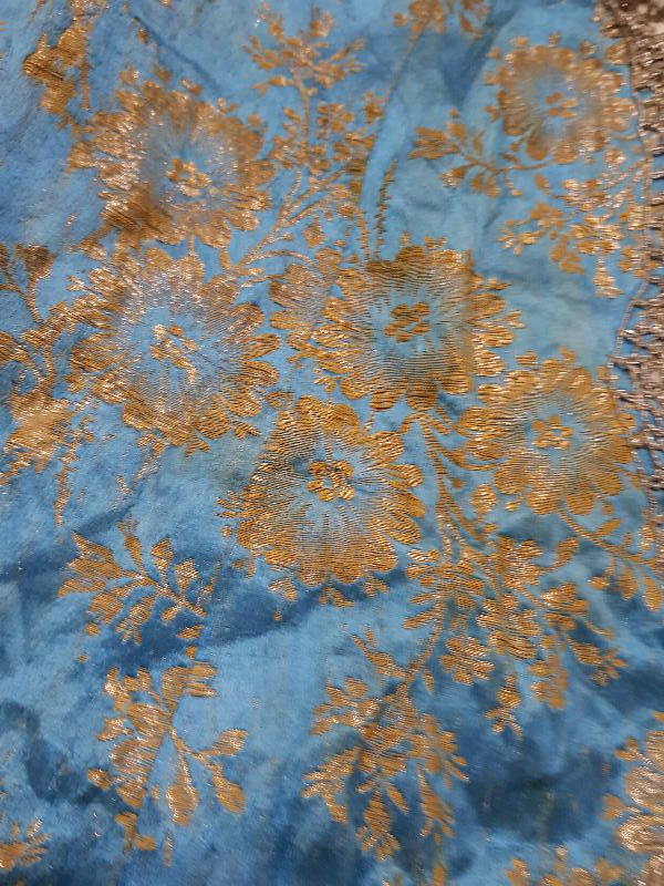 OSMANLI İPEK ELMASİYE ÜÇ ETEK ELBİSE