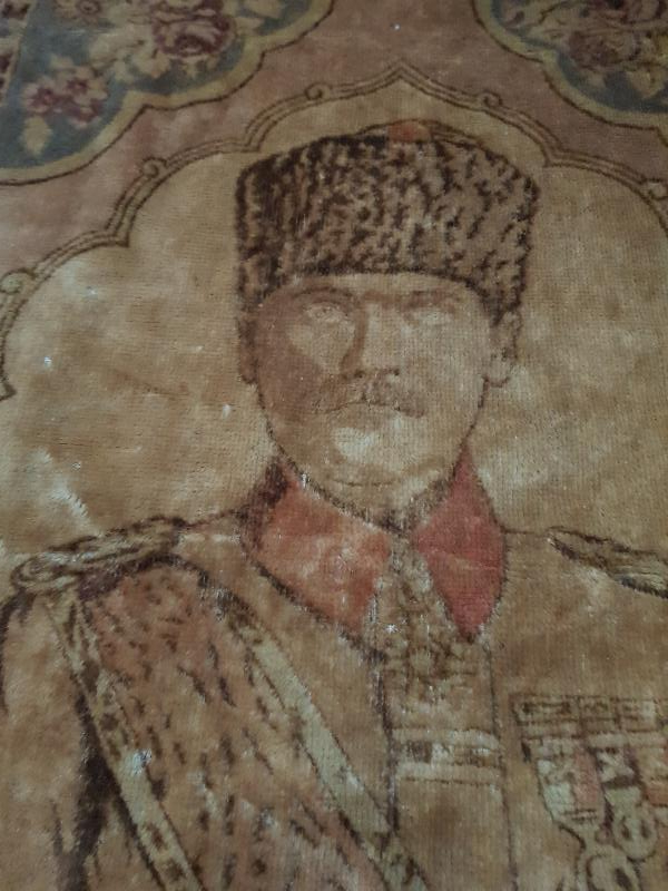 OSMANLICA YAZILI ÇOK NADİR ATATÜRK DUVAR HALISI