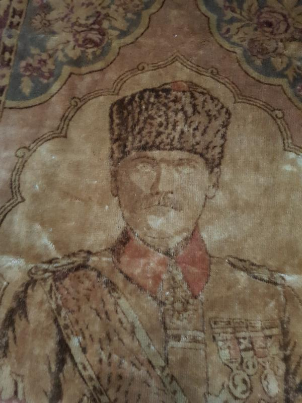 OSMANLICA YAZILI ÇOK NADİR ATATÜRK DUVAR HALISI