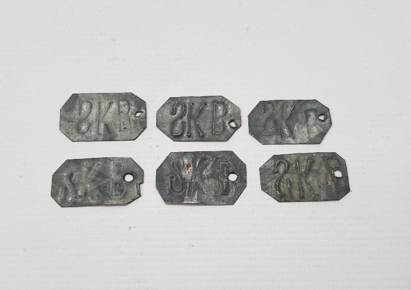 S.K.B. YAZILI ÜÇ ADET JETON - ASKI FİŞİ