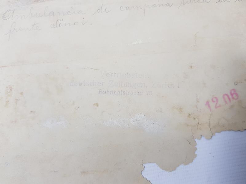 1. DÜNYA SAVAŞI SİNA CEPHESİ'NDE YARALI TÜRK ASKERİNİN HASTANEYE NAKLİ 