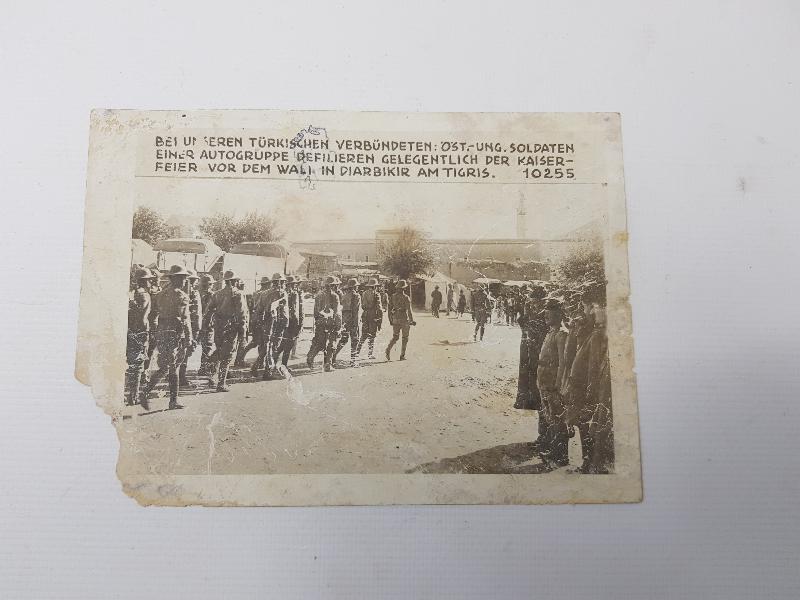 1. DÜNYA SAVAŞI: TÜRK VE ALMAN ASKERLER DİYARBAKIR DİCLE'DE