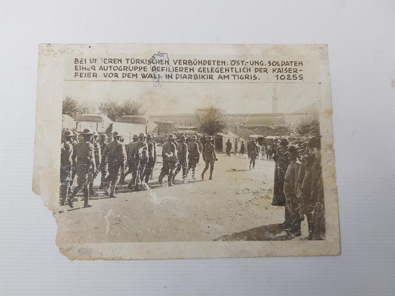 1. DÜNYA SAVAŞI: TÜRK VE ALMAN ASKERLER DİYARBAKIR DİCLE'DE