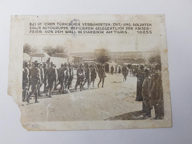 1. DÜNYA SAVAŞI: TÜRK VE ALMAN ASKERLER DİYARBAKIR DİCLE'DE