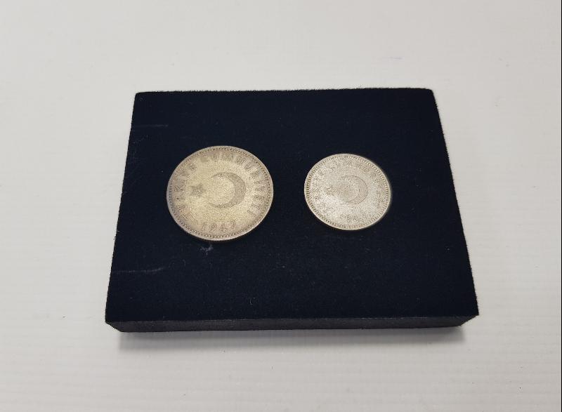 1947 GÜMÜŞ 50 KURUŞ VE 1 LİRA