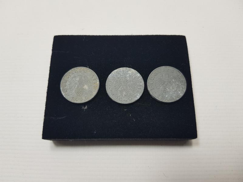 HİTLER DÖNEMİ 3 ADET 10 PFENNIG