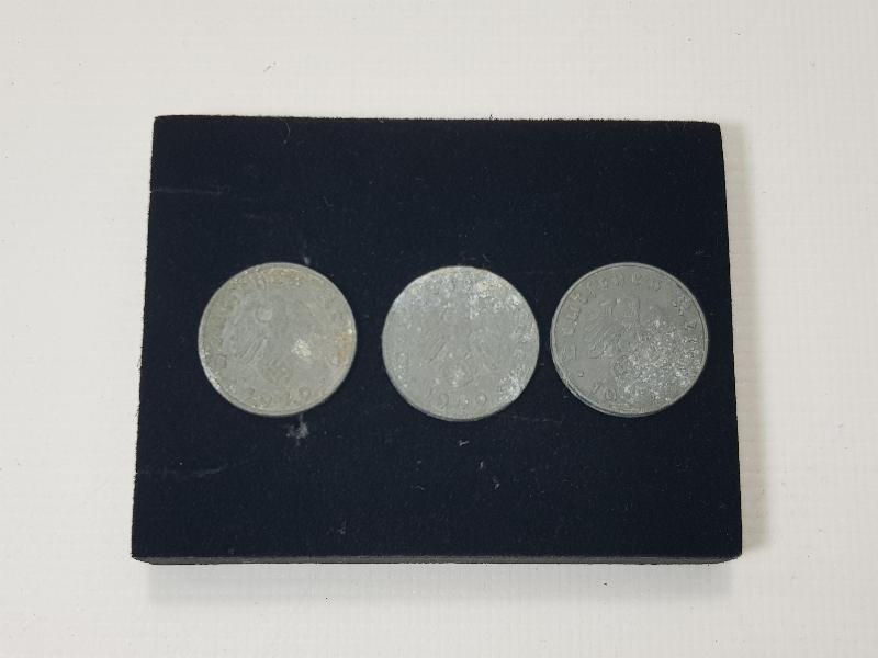 HİTLER DÖNEMİ 3 ADET 10 PFENNIG