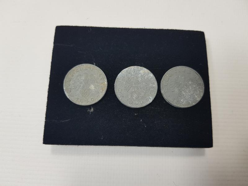 HİTLER DÖNEMİ 3 ADET 10 PFENNIG