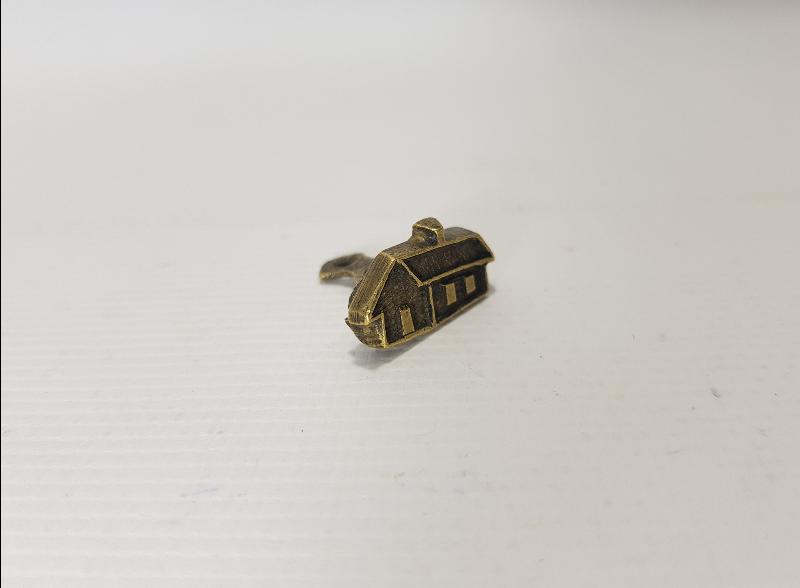 OSMANLI DÖNEMİ ÇOK NADİR EV FORMLU PİRİNÇ MÜHÜR