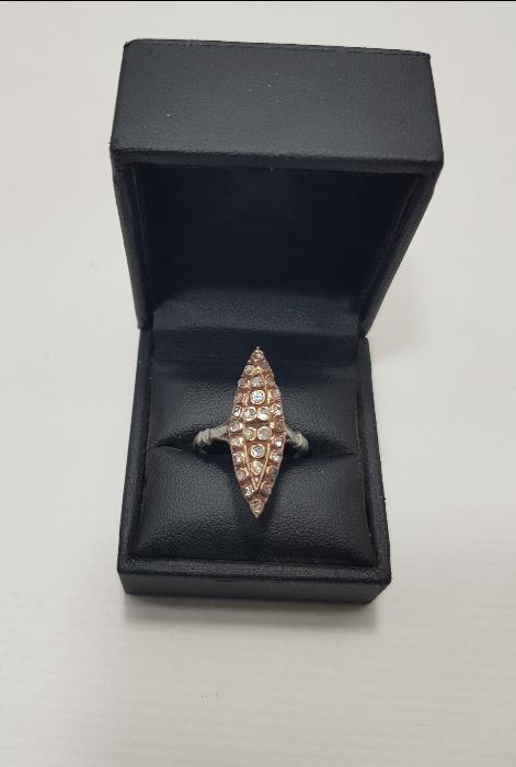 OSMANLI DÖNEMİ ELMAS MEKİK YÜZÜK 