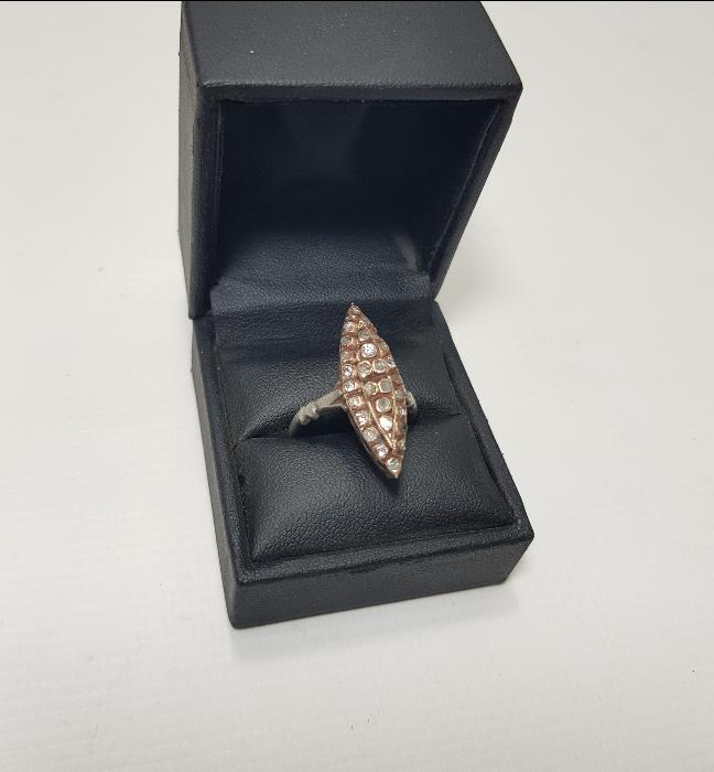 OSMANLI DÖNEMİ ELMAS MEKİK YÜZÜK 