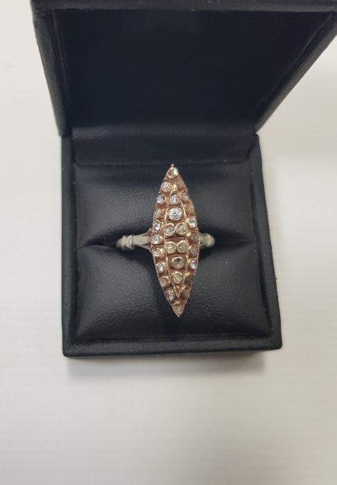 OSMANLI DÖNEMİ ELMAS MEKİK YÜZÜK 