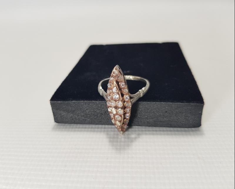 OSMANLI DÖNEMİ ELMAS MEKİK YÜZÜK 