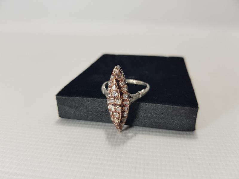 OSMANLI DÖNEMİ ELMAS MEKİK YÜZÜK 