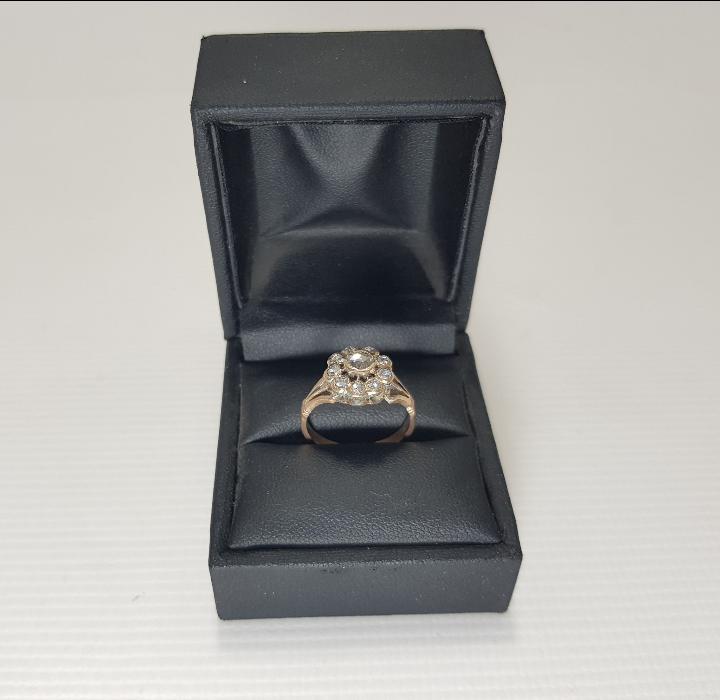 OSMANLI DÖNEMİ GÜL MODEL ELMAS YÜZÜK