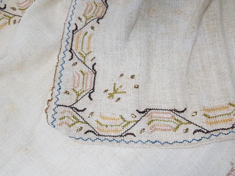 OSMANLI DÖNEMİ HESAP İŞİ MASA ÖRTÜSÜ