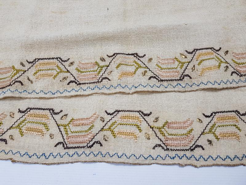 OSMANLI DÖNEMİ HESAP İŞİ MASA ÖRTÜSÜ